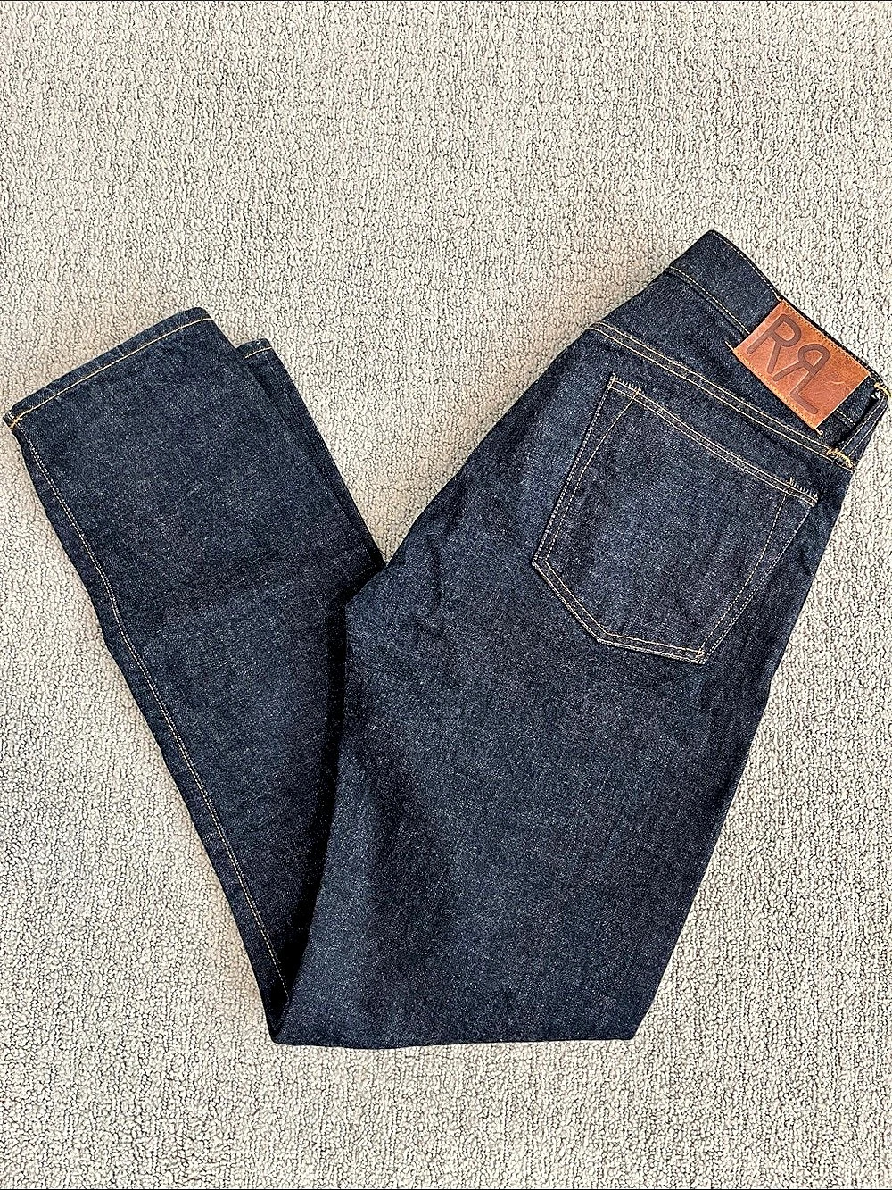 Ralph Lauren Double RL High Slim East-West Selvedge Jean